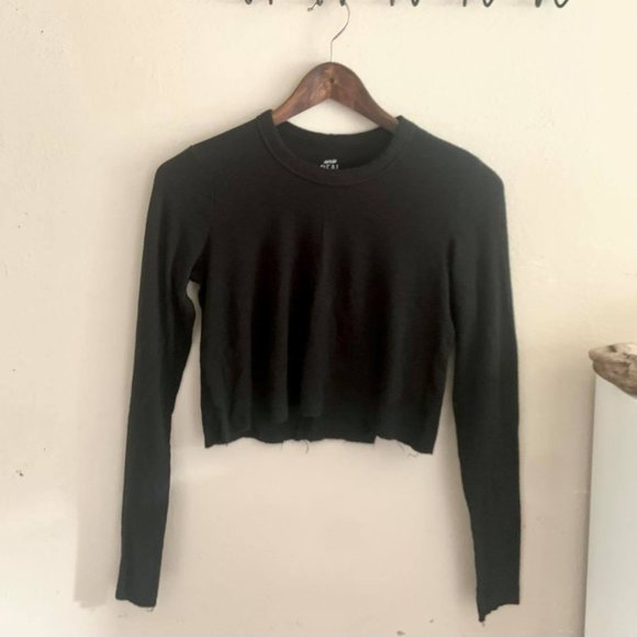 aerie Tops - Cropped real soft ribbed tee